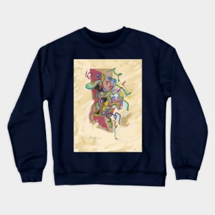 Painted Memo Crewneck Sweatshirt